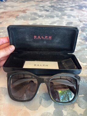 Ralph Lauren RA5252 5001/T3 Black Frame Polarized Lenses Sunglasses (Scratched)